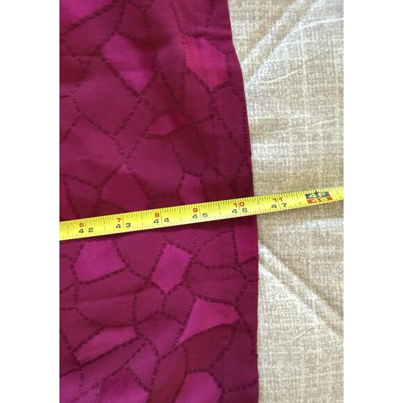 CO Spring Summer 2018 Sleeveless Belted Jacquard Midi Dress Magenta Size XS - Picture 16 of 16